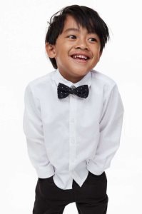 H&M 3-piece Einteiler Kinder Weiß Schwarz | JQO-074853
