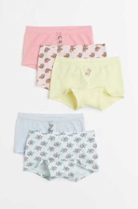 H&M 5-pack Baumwoll Boxer Briefs Unterwäsche Kinder Rot | IYA-145820