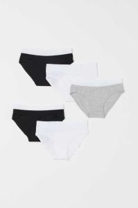 H&M 5-pack Baumwoll Briefs Unterwäsche Kinder Rosa | ZOU-203476