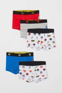 H&M 5-pack Boxer Kurze Hose Kinder Blau | RDV-610385
