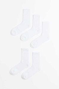 H&M 5-pack DryMove sports Socken Herren Schwarz | QIA-043592