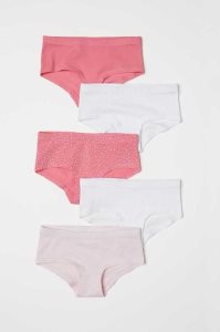 H&M 5-pack Hipster Briefs Unterwäsche Kinder Rot | ACD-476298