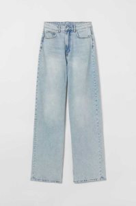 H&M 90s Baggy High Jeans Damen Dunkelblau | MWG-460123