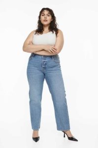 H&M 90s Boyfriend Jeans Damen Blau | BRK-927406