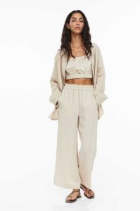 H&M Ankle-length Hose Damen Rot | TGC-809716