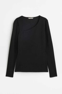 H&M Asymmetric Oberteile Damen Blau | KNH-892045