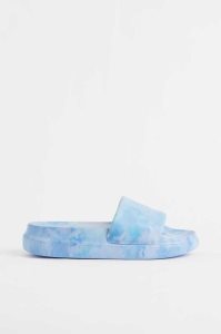 H&M Badelatschen Damen Hellblau | RGB-291384