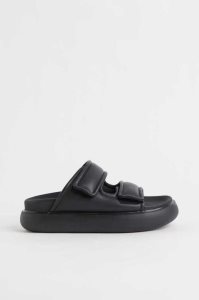 H&M Badelatschen Damen Schwarz | RNM-036187