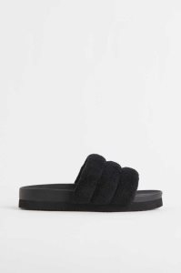 H&M Badelatschen Damen Schwarz | WYR-635179