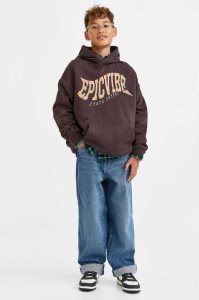 H&M Baggy Fit Jeans Kinder Grau | HFX-029567