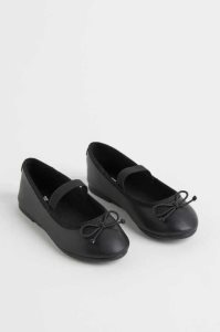 H&M Ballet Flache Schuhe Kinder Schwarz | ZXF-790834