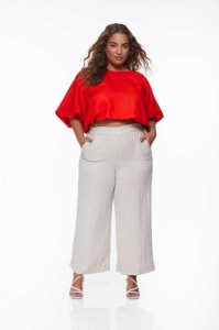 H&M Balloon-sleeved Bluse Damen Rot | NIQ-465920