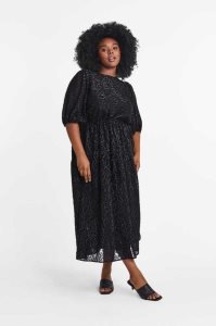 H&M Balloon-sleeved Kleider Damen Schwarz | IUZ-678093