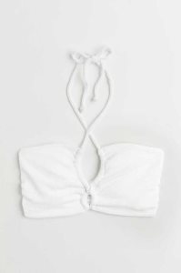 H&M Bandeau Bikini Top Strandkleidung Damen Grün | AST-934678