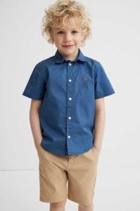 H&M Baumwoll Chino Kurze Hose Kinder Navy Blau | RGX-549786
