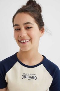 H&M Baumwoll Crop Top Jersey Kinder Grün | SYR-085649