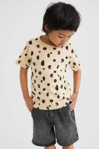 H&M Baumwoll Hemd Kinder Aprikose | GBO-409326