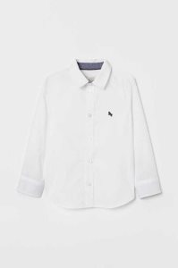 H&M Baumwoll Hemd Kinder Mintfarben Grün | QFO-360514