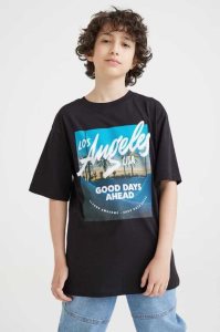 H&M Baumwoll Hemd Kinder Schwarz | DOS-465198
