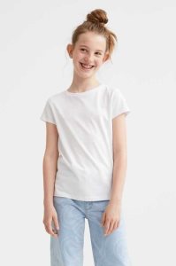 H&M Baumwoll Hemd Kinder Weiß | UQG-654981