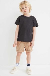 H&M Baumwoll Kurze Hose Kinder Beige | YXH-964812