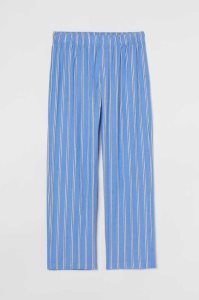 H&M Baumwoll Pajama Pants Loungewear Herren Blau | SYB-526907