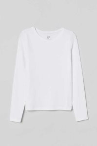 H&M Baumwoll Top Jersey Kinder Schwarz | VEF-618379