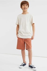 H&M Baumwoll Twill Chino Kurze Hose Kinder Rot Orange | LUS-568023