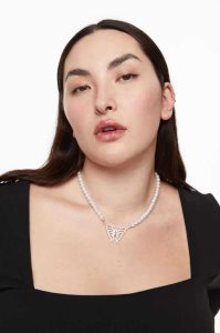 H&M Beaded Ketten Damen Weiß | RUT-054839