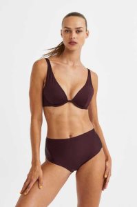 H&M Bikini Bottoms Strandkleidung Damen Dunkelrot | LIA-682740