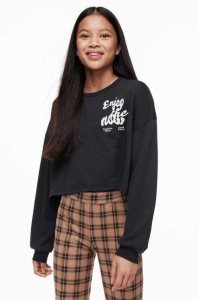 H&M Boxy Hemd Kinder Hellgelb | BEP-392017