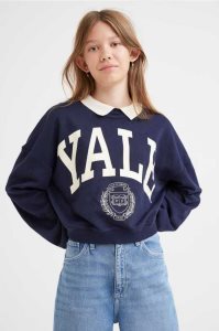 H&M Boxy Printed Hemd Kinder Dunkellila | BEL-056273