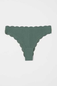H&M Brazilian Bikini Bottoms Strandkleidung Damen Dunkelgrün | KIE-976580