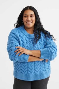 H&M Cable-knit Pullover Damen Rosa | VQC-560279