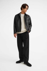 H&M Chelsea Stiefel Herren Schwarz | FXR-389216