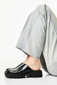 H&M Chunky Mule Loafers Damen Schwarz | GOF-475310