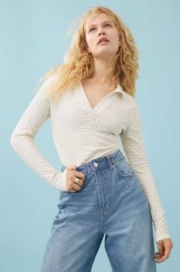 H&M Collared Oberteile Damen Schwarz | VCY-582396