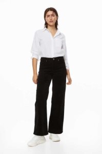H&M Corduroy Hose Damen Weiß | CHV-293076