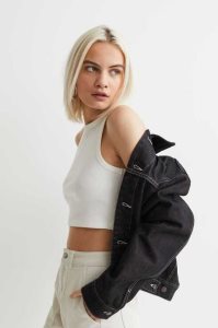 H&M Crop Tank Oberteile Damen Aprikose | ZAG-752481
