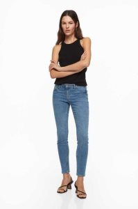 H&M Curvy Low Jeggings Jeans Damen Dunkelblau | COL-163840
