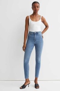 H&M Curvy Ultra High Jeggings Hose Damen Blau | KZJ-432561