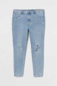 H&M Curvy Ultra High Jeggings Hose Damen Blau | TYN-582917