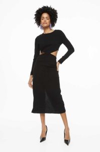 H&M Cut-out Bodycon Kleider Damen Grün | VEO-092786