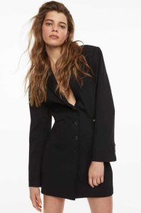H&M Cut-out Jacket Kleider Damen Schwarz | XMV-261948