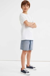 H&M Denim Kurze Hose Kinder Blau | BYM-706138