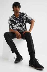 H&M Derby Schuhe Herren Schwarz | BMJ-571490