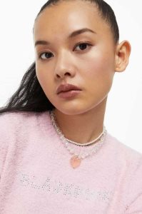 H&M Double-strand Beaded Ketten Damen Weiß Hellrosa | LZG-718062