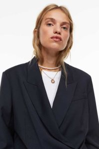 H&M Double-strand Pendant Ketten Damen Gold Weiß | IUE-428937