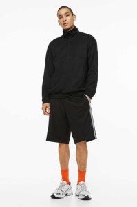 H&M DryMove Reversible sports Kurze Hose Herren Schwarz | LJM-143026