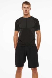 H&M DryMove Seamless Sports top T-shirts Herren Orange | OWY-156097